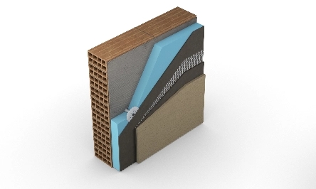Shaped polyurethane (PUR)insulation plate